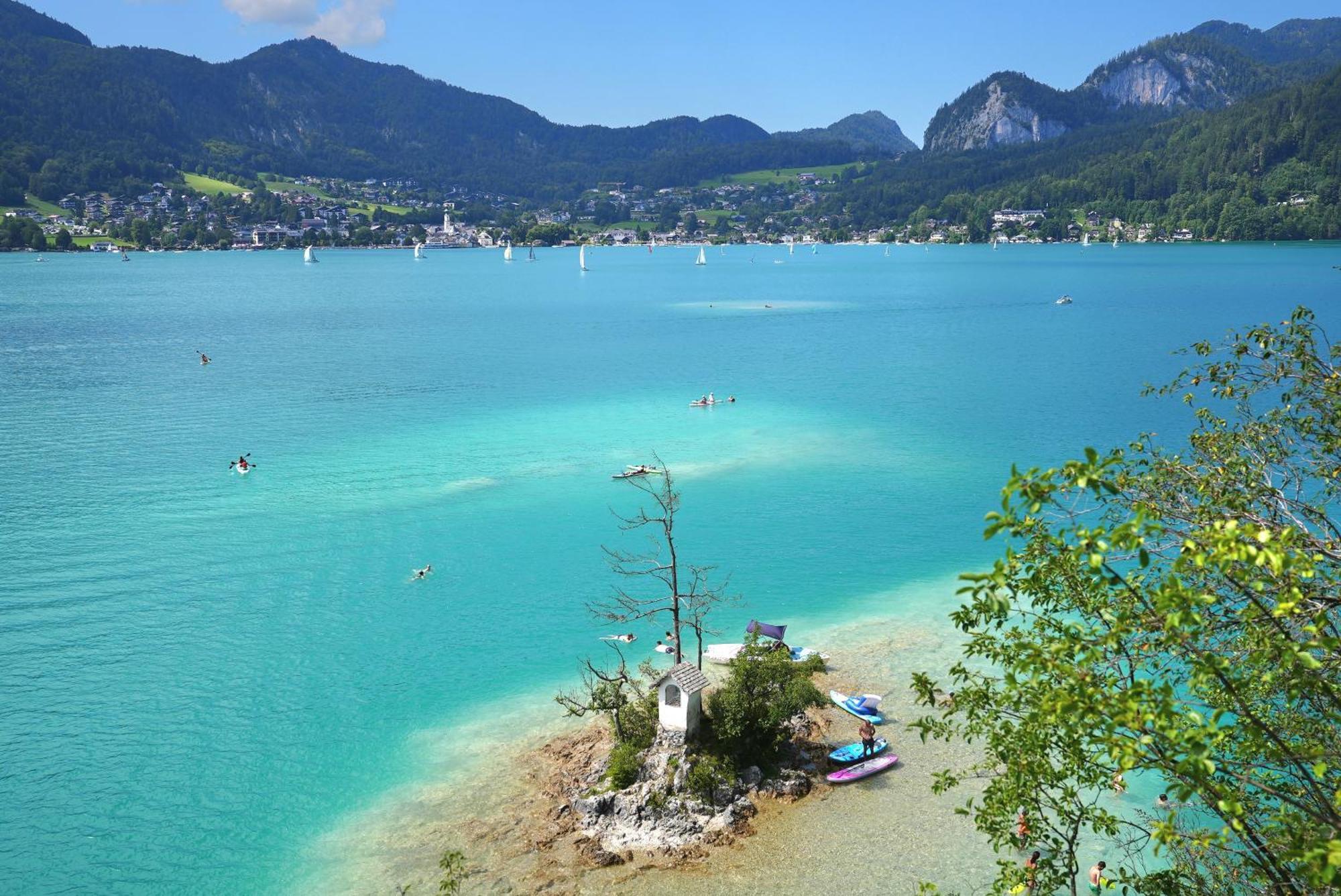 Bergblick 411 Am Wolfgangsee Strobl Exterior foto